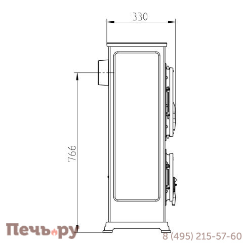 Печь камин Thorma Bozen AT фото 6