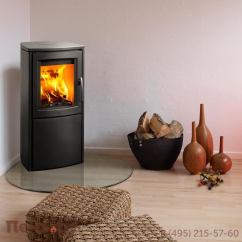 Печь камин Varde Aura 2, черный фото 3