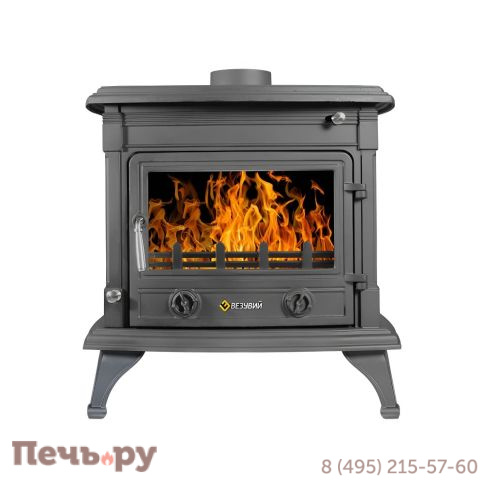 Печь камин Везувий AST-13 Антрацит д.150 мм фото 3