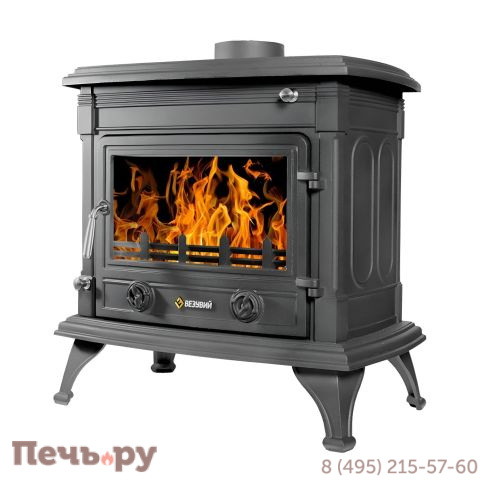 Печь камин Везувий AST-13 Антрацит д.150 мм фото