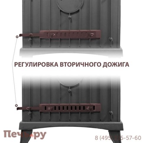 Печь-камин Везувий KZ-14 S Антрацит фото 4