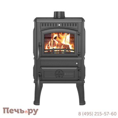 Печь камин Везувий LV-12 S Антрацит фото