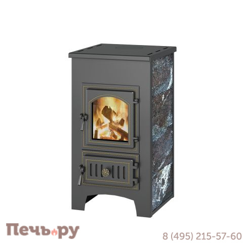 Печь-камин Везувий ПК-01 (270), амфиболит 9 кВт (150 м3) фото