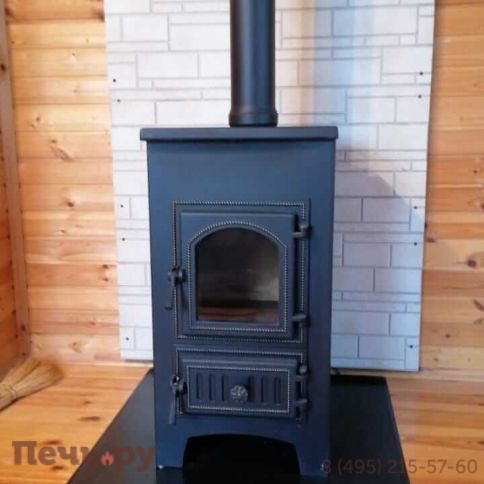 Печь-камин Везувий ПК-01 (270) беж. 9 кВт  (без плиты) фото 3