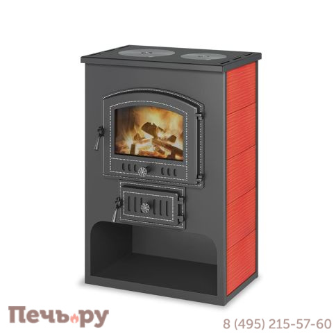 Печь-камин Везувий ПК-03 (224) с плитой 12 кВт фото 3