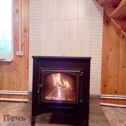 Печь-камин Везувий ПК-04 (240) с плитой фото 4