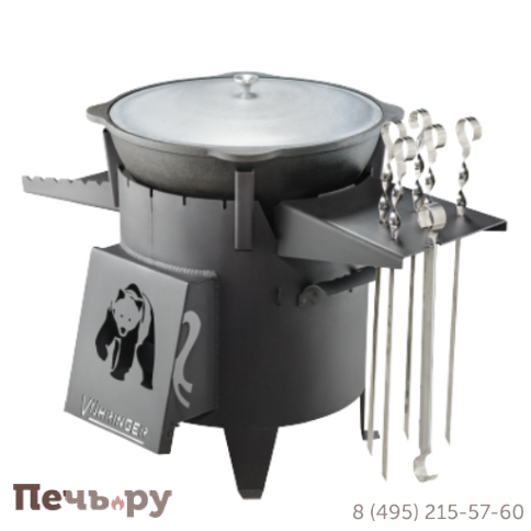 Печь казан Ферингер Самобранка фото