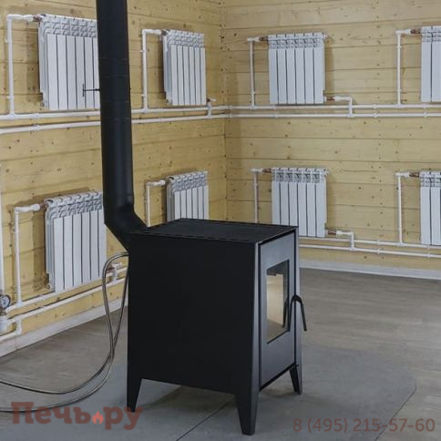 Печь-котел ЭкоКамин Деревенька две конфорки (без теплообменников) фото 3