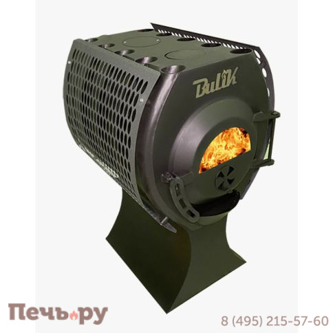 Печь отопительная Берёзка Bulik 200 PLUS стекло с экранами фото