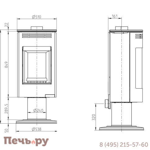 Печь отопительная Thorma Andorra Exclusive фото 18