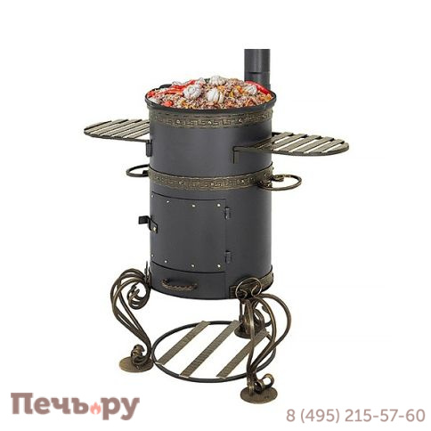 Печь под казан Везувий 12л Шмель фото