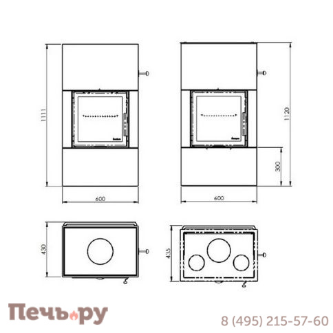 Печь с облицовкой Nordpeis Salzburg S фото 4
