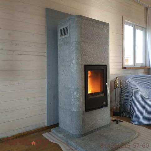 Печной камин Теплый камень WS 9-2 + топка ABX York KI фото 3