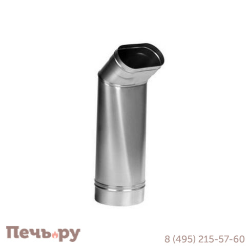 Переходник Вулкан VOR 45° с овала 120x240 на D 178, 198 (AISI 321 0.5мм) фото