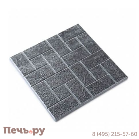 Плитка талькомагнезит Talc  с узором 300х300х10 для облицовки бань и саун (12-22) фото 2