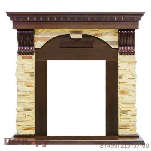 Портал Dimplex Dublin арочный сланец угловой (классика Opti-Myst, Optiflame) фото 2