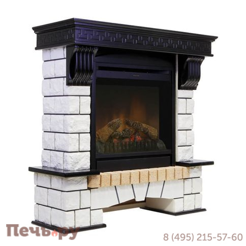 Портал Dimplex Pierre Luxe белый под очаг Gannon фото 8