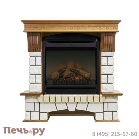 Портал Dimplex Pierre Luxe белый под очаг Gannon фото