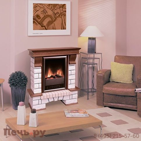 Портал Dimplex Pierre Luxe белый под очаг Viotta фото 4