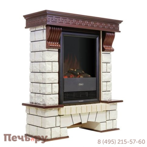 Портал Dimplex Pierre Luxe белый под очаг Viotta фото 5