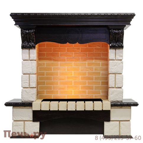 Портал Dimplex Pierre Luxe шампань под очаг Cassette 600 фото 9