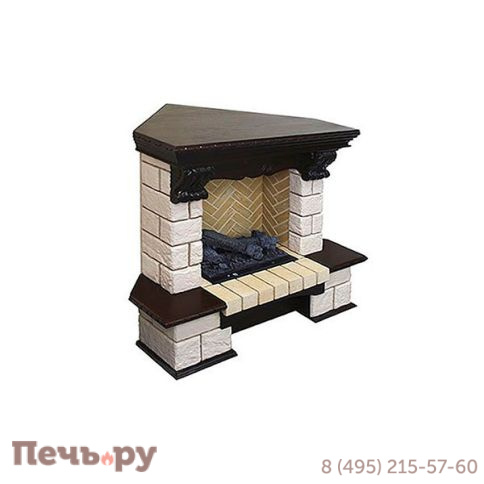 Портал Dimplex Pierre Luxe угловой/ шампань под очаг Cassette 600 фото 7