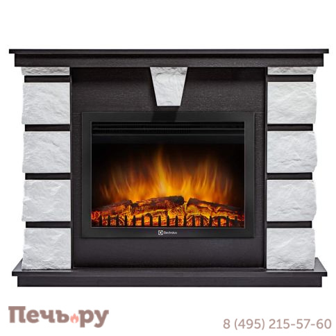 Портал Firelight Excalibur 25 камень белый, шпон венге фото