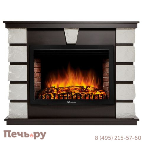 Портал Firelight Excalibur 30 камень белый, шпон венге фото