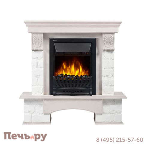 Портал Firelight Forte Classic камень белый фото 2