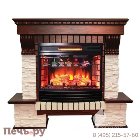 Портал InterFlame Экстер Сланец   /Panoramic 25`/ фото