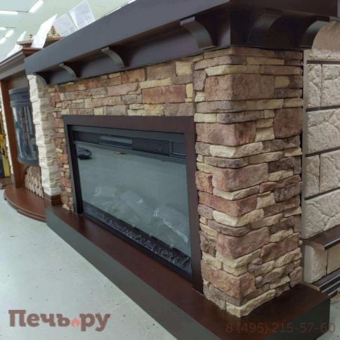 Портал InterFlame ФлэгСтоун /Flagstone/ под очаг Foton 36/42 LED FX фото 5