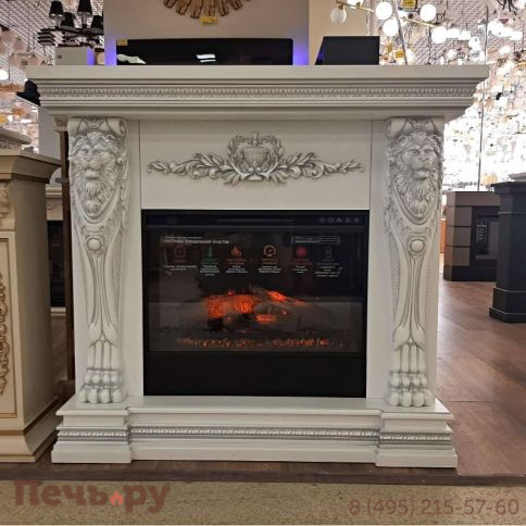 Портал InterFlame Львы под очаг Foton 26 LED FX QZ фото 3