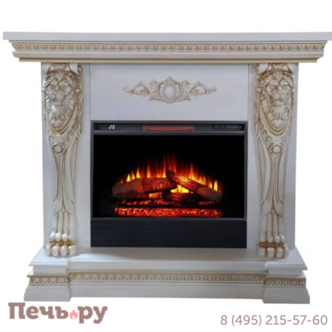 Портал InterFlame Львы под очаг Foton 26 LED FX QZ фото