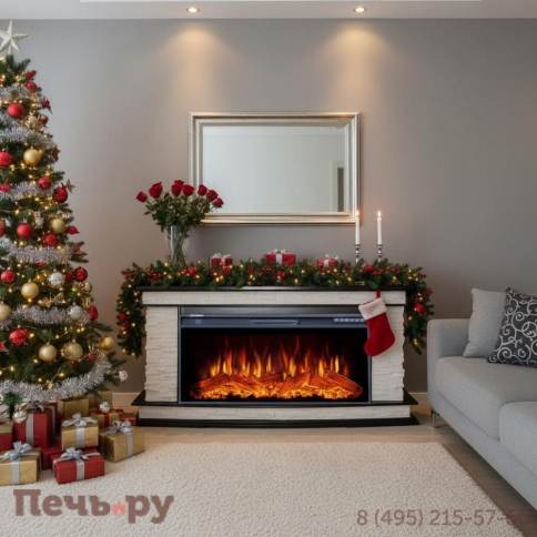 Портал InterFlame Памир под очаг Freespace 40 LED FX QZ фото