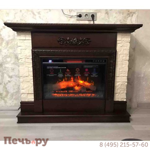 Портал Interflame Сигма сланец/Foton 26 LED FX QZ фото 2