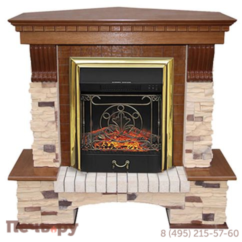 Портал Royal Flame Pierre Luxe сланец угловой под очаги Fobos FX / Majestic FX фото 3