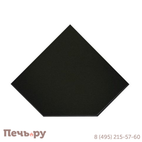 Предтопочный лист Вулкан 021-R9005 1100x1100 черный фото