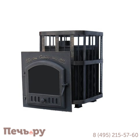 Премиальная банная печь НМК Сибирь-25 (дверка 545х545) фото 2