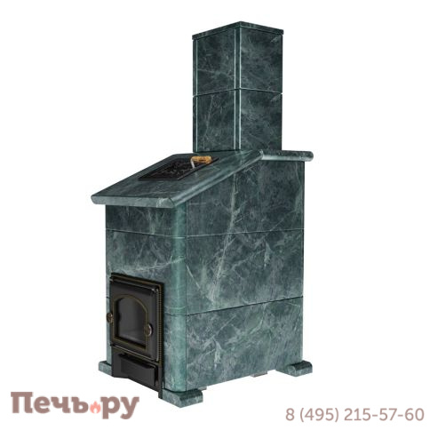 Премиальная банная печь НМК Сибирь-25 ЗК без ВТК в облицовке Президент фото 2