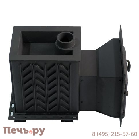 Премиальная чугунная банная печь НМК Сибирь 25 (дверка 545х545) фото 10