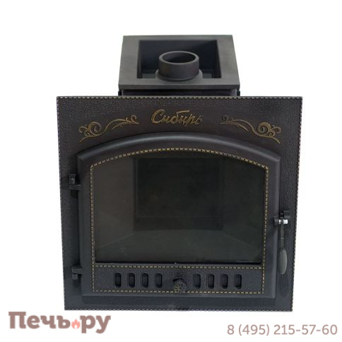Премиальная чугунная банная печь НМК Сибирь-25 (дверка 700х700) под обкладку фото 5