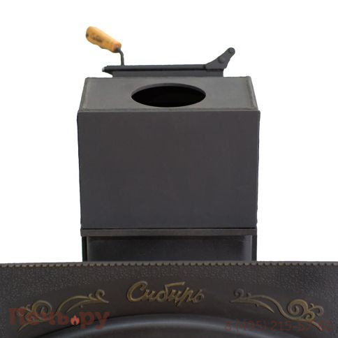 Премиальная чугунная банная печь НМК Сибирь-25 ЗК (дверка 700х700) фото 5