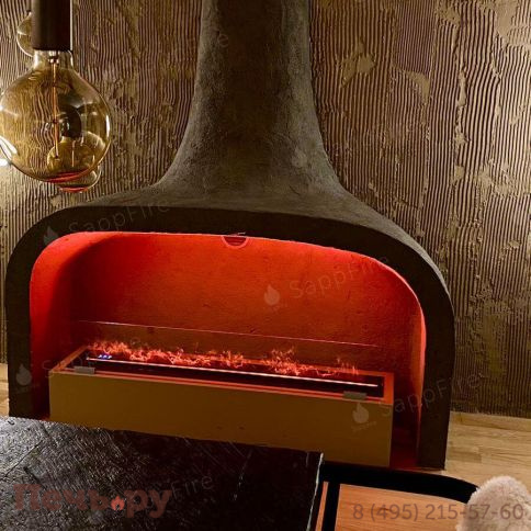 Премиальный паровой 3D электрокамин SappFire 1300 фото 5