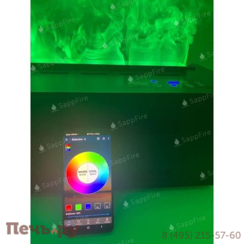 Премиальный паровой 3D электрокамин SappFire 700 фото 8