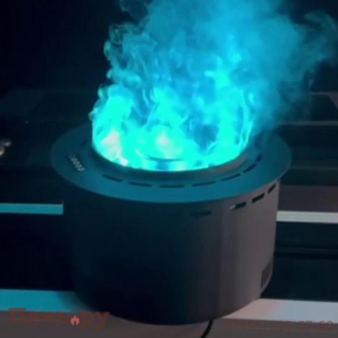 Премиальный паровой 3D электрокамин SappFire круглый 500 фото 4