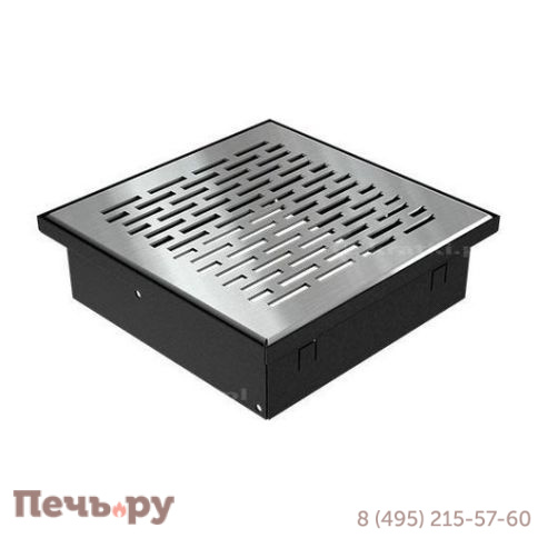 Решетка Kratki напольная стальная 17х17 фото