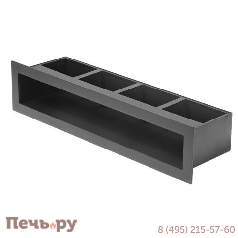 Решетка прямая без монтажной рамки Ventlab 10х120 фото