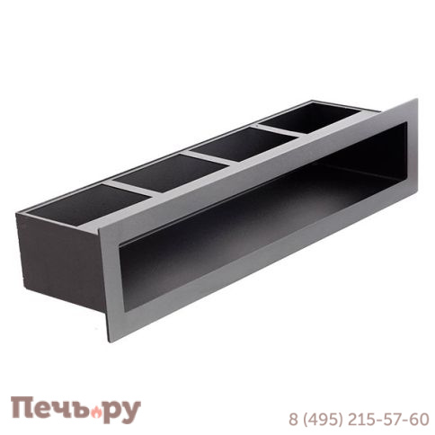 Решетка прямая без монтажной рамки Ventlab 10х90 фото