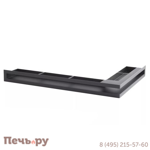 Решетка угловая, неравносторонняя без монтажной рамки Ventlab 700x500 высота 10х70х50 L/P фото