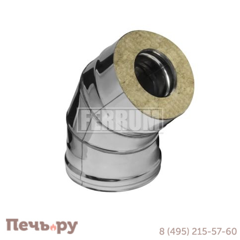 Сэндвич-колено 135° Феррум Austenite (304/ 0.8 + 430/ 0.5) фото